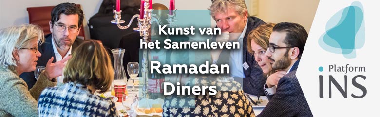 Aankondiging van de Ramadan Diners in de reeks Kunst van het Samenleven van Platform INS